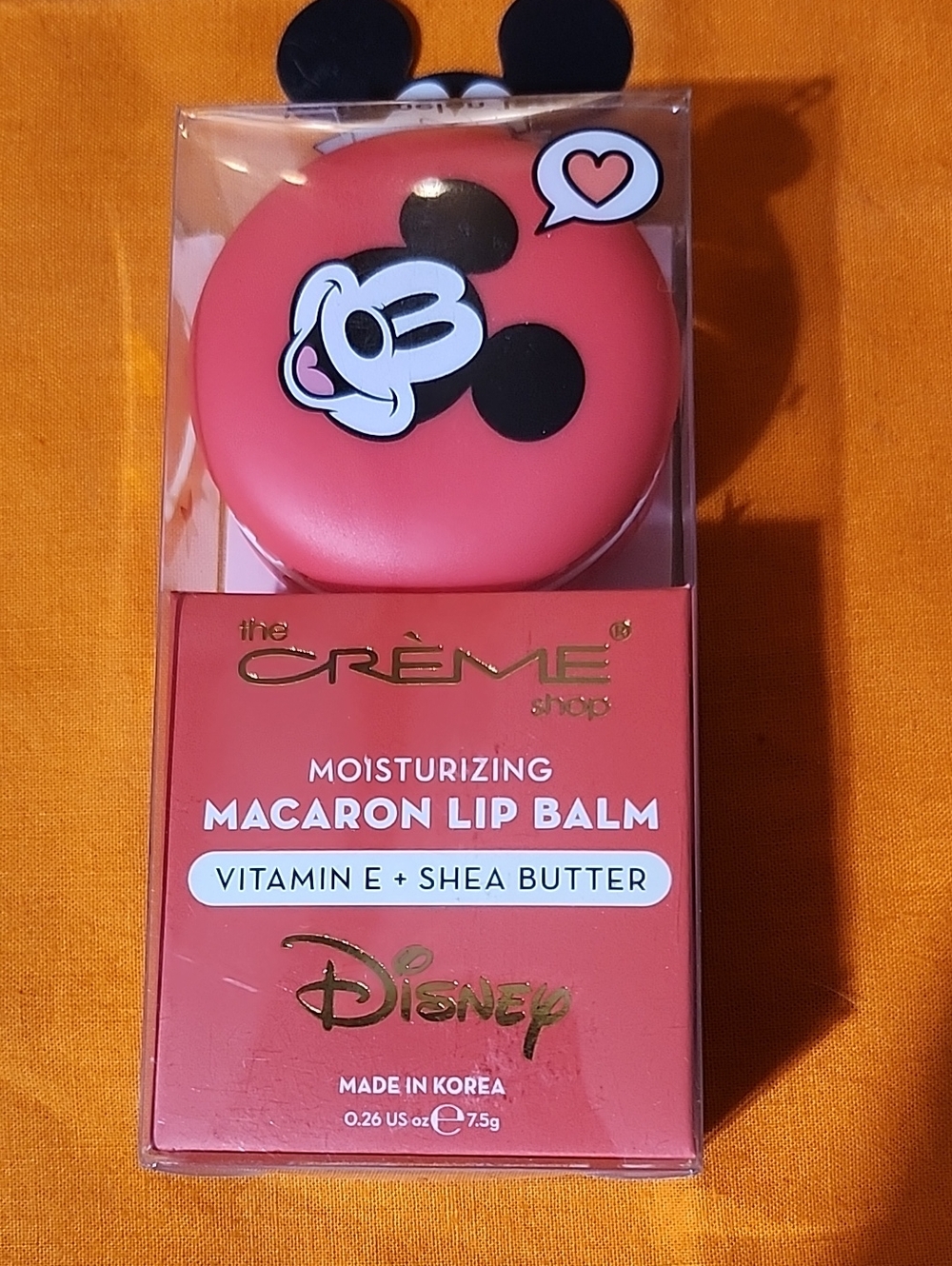 Mickey macaroni lip balm